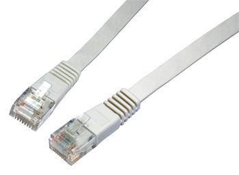 Patch kábel plochý CAT6 UTP LSOH 7 m sivý non-snag-proof C6-111GY-7MB