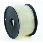 PLA plastic filament pre 3D tlač, priemer 1,75mm, farba transparent, Gembird