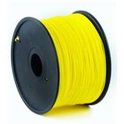 PLA plastic filament pre 3D tlač, priemer 1,75mm, farba žltá, Gembird
