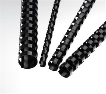 Plastový hrebeň 12,5 mm, čierny*100ks