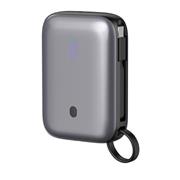 Platinet PMPB1020C Powerbanka 10000 mAh 20W Power Delivery, 2xUSB-C, 1xUSB-A, kábel USB-C 1m, black