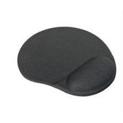 podložka pod myš Powerton, čierna s gélovou opierkou, 255 x 220 x 20 mm