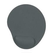 podložka pod myš Powerton, šedá s gélovou opierkou, 255 x 220 x 20 mm