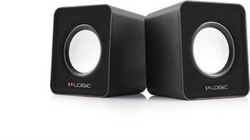 Reproduktory Modecom Logic 2.0 LS-09 2x 3W BLACK čierne