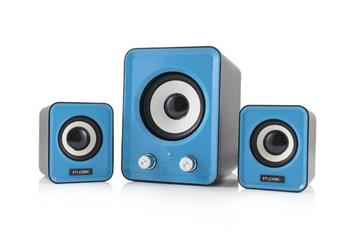 Reproduktory Modecom Logic 2.1 LS-20 subwoofer 5W × 1 , satelity 2x 3W BLUE