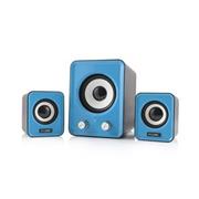 Reproduktory Modecom Logic 2.1 LS-20 subwoofer 5W × 1 , satelity 2x 3W BLUE