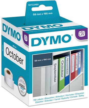 rolka DYMO 99019 Large Lever Arch File Labels 190x59mm