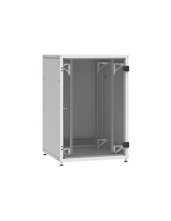 Rozvádzač LC-50 24U, 800x800 RAL 7035, sklenené dvere