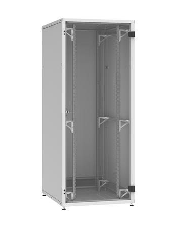 Rozvádzač LC-50 42U, 800x1000 RAL 7035, sklenené dvere