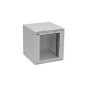 Rozvádzač nástenný GrandN 12U 600 mm, dvere sklo, RAL 7035, GrandN-12U-66-11-G