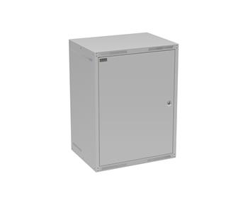 Rozvádzač nástěnný GrandN 16U 450 mm, dvere plech, RAL 7035, GrandN-16U-645-21-G