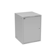 Rozvádzač nástenný GrandN 16U 600 mm, dvere plech, RAL 7035, GrandN-16U-66-21-G