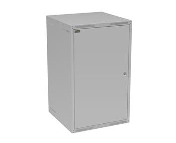 Rozvádzač nástenný GrandN 20U 600 mm, dvere plech, RAL 7035, GrandN-20U-66-21-G