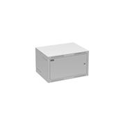Rozvádzač nástěnný GrandN 6U 450 mm, dvere plech, RAL 7035, GrandN-6U-645-21-G