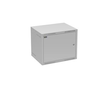 Rozvádzač nástěnný GrandN 9U 450 mm, dvere plech, RAL 7035, GrandN-9U-645-21-G