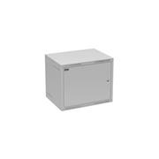 Rozvádzač nástěnný GrandN 9U 450 mm, dvere plech, RAL 7035, GrandN-9U-645-21-G