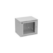 Rozvádzač nástěnný GrandN 9U 450 mm, dvere sklo, RAL 7035, GrandN-9U-645-11-G