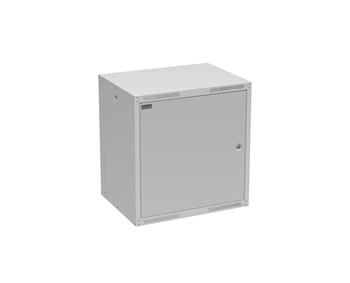 Rozvádzač nástěnný GrandN DUO 12U 450 mm, dvere plech, RAL 7035, GrandND-12U-645-21-G