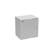 Rozvádzač nástěnný GrandN DUO 12U 450 mm, dvere plech, RAL 7035, GrandND-12U-645-21-G