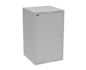 Rozvádzač nástenný GrandN DUO 20U 600 mm, dvere plech, RAL 7035, GrandND-20U-66-21-G