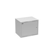 Rozvádzač nástenný GrandN DUO 9U 450 mm, dvere plech, RAL 7035, GrandND-9U-645-21-G