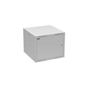 Rozvádzač nástenný GrandN DUO 9U 600 mm, dvere plech, RAL 7035, GrandND-9U-66-21-G