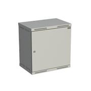 Rozvádzač nástenný SENSA 12U 400 mm, dvere plech, RAL 7035, SENSA-12U-64-21-G