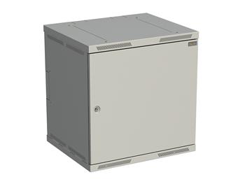 Rozvádzač nástenný SENSA 12U 500 mm, dvere plech, RAL 7035, SENSA-12U-65-21-G