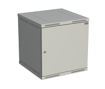 Rozvádzač nástenný SENSA 12U 600 mm, dvere plech, RAL 7035, SENSA-12U-66-21-G