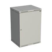 Rozvádzač nástenný SENSA 18U 500 mm, dvere plech, RAL 7035, SENSA-18U-65-21-G