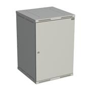 Rozvádzač nástenný SENSA 18U 600 mm, dvere plech, RAL 7035, SENSA-18U-66-21-G