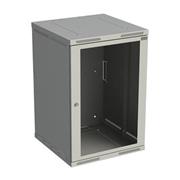 Rozvádzač nástenný SENSA 18U 600 mm, dvere sklo, RAL 7035, SENSA-18U-66-11-G