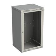 Rozvádzač nástenný SENSA 21U 600 mm, dvere sklo, RAL 7035, SENSA-21U-66-11-G