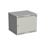 Rozvádzač nástenný SENSA 9U 500 mm, dvere plech, RAL 7035, SENSA-9U-65-21-G