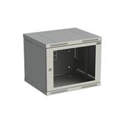 Rozvádzač nástenný SENSA 9U 500 mm, dvere sklo, RAL 7035, SENSA-9U-65-11-G