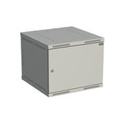 Rozvádzač nástenný SENSA 9U 600 mm, dvere plech, RAL 7035, SENSA-9U-66-21-G