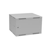Rozvádzač nástenný skladaný SENSA LITE 6U 450 mm, dvere plech, RAL 7035, SENSA-L-6U-545-21-G