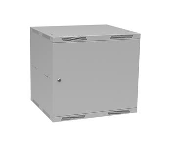 Rozvádzač nástenný skladaný SENSA LITE 9U 450 mm, dvere plech, RAL 7035, SENSA-L-9U-545-21-G