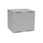 Rozvádzač nástenný skladaný SENSA LITE 9U 450 mm, dvere plech, RAL 7035, SENSA-L-9U-545-21-G