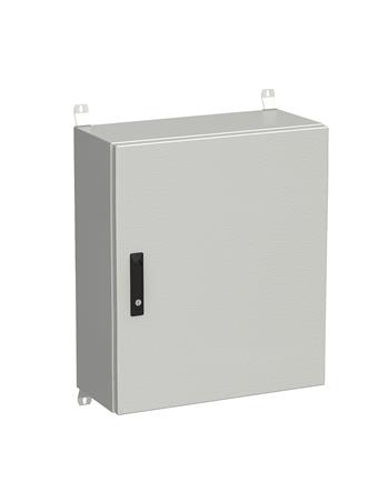 Rozvádzač nástenný vonkajší LC-20 15U 600x300 plechové dvere 3-bodový zámok LC-20-15U-63-22-G