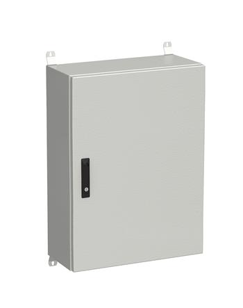 Rozvádzač nástenný vonkajší LC-20 18U 600x300 plechové dvere 3-bodový zámok LC-20-18U-63-22-G