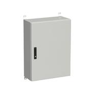 Rozvádzač nástenný vonkajší LC-20 18U 600x300 plechové dvere 3-bodový zámok LC-20-18U-63-22-G