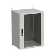 Rozvádzač nástenný vonkajší LC-20 18U 600x500 presklené dvere 3-bodový zámok LC-20-18U-65-12-G