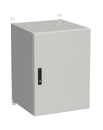 Rozvádzač nástenný vonkajší LC-20 18U 600x600 plechové dvere 3-bodový zámok LC-20-18U-66-22-G