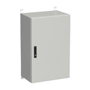 Rozvádzač nástenný vonkajší LC-20 21U 600x400 plechové dvere 3-bodový zámok LC-20-21U-64-22-G