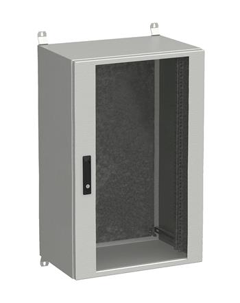 Rozvádzač nástenný vonkajší LC-20 21U 600x400 presklené dvere 3-bodový zámok LC-20-21U-64-12-G