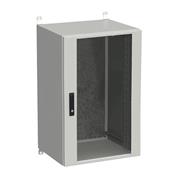 Rozvádzač nástenný vonkajší LC-20 21U 600x500 presklené dvere 3-bodový zámok LC-20-21U-65-12-G