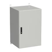 Rozvádzač nástenný vonkajší LC-20 21U 600x600 plechové dvere 3-bodový zámok LC-20-21U-66-22-G