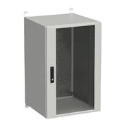 Rozvádzač nástenný vonkajší LC-20 21U 600x600 presklené dvere 3-bodový zámok LC-20-21U-66-12-G