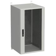 Rozvádzač nástenný vonkajší LC-20 24U 600x600 presklené dvere 3-bodový zámok LC-20-24U-66-12-G